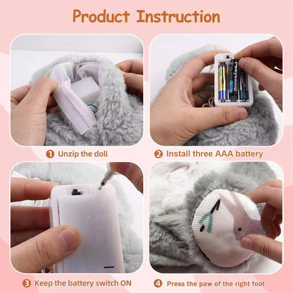 Breathing Rabbit Plush Toy